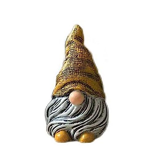Weihnachtsfigur aus Kunstharz, dekorative Statue für den Schreibtisch für Zuhause, Festival, Urlaub, Geburtstag, Party, Dekoration, Miniatur-Gartendekoration von Morain