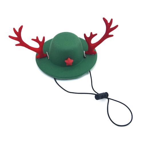 Wintermütze mit schönem Tiermuster, Rentiere, für Welpen, Kätzchen, kleine Katzen, Hunde, Wintermütze Wintermütze mit schönem Tiermuster, Rentiere, für Welpen, Kätzchen, kleine Katzen, Hunde, Wintermütze von Morain