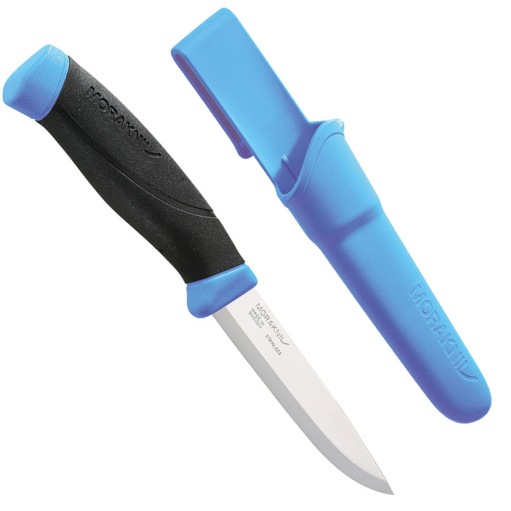 Mora-Messer, Companion, rostfreier Sandvik-Stahl 12C27,blau Scheide mit Gürtelclip Mora-Messer, Companion, rostfreier Sandvik-Stahl 12C27,blau Scheide mit Gürtelclip von Morakniv