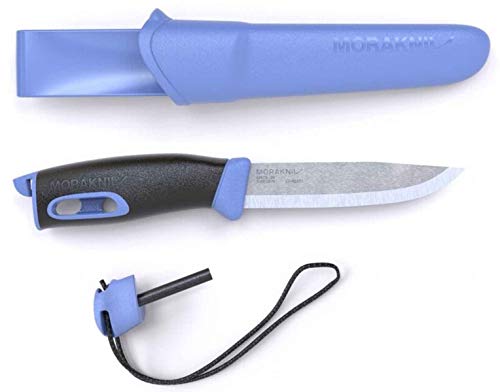 MorakAuswahl,M-13572,Companion AA8Spark Messer,fest, Unisex, Erwachsene,Griff, Klinge 104 mm, Blau von Morakniv