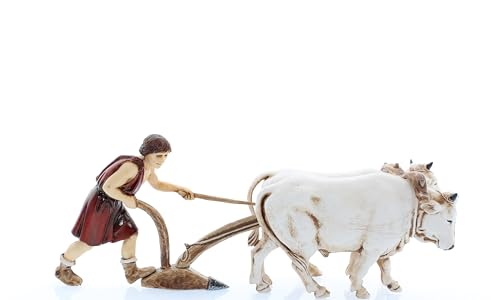 Moranduzzo Hirte mit Pflug für Krippe 10 cm Maßstab 1:20 - Unzerstörbare Krippenfiguren - Stil 700', Handbemalt, Offizielles Produkt, Hergestellt in Italien, Bildhauer M. Landi Moranduzzo Hirte mit Pflug für Krippe 10 cm Maßstab 1:20 - Unzerstörbare Krippenfiguren - Stil 700', Handbemalt, Offizielles Produkt, Hergestellt in Italien, Bildhauer M. Landi von Moranduzzo