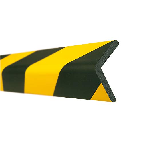 Moravia MORION-Prallschutz (Winkelform, Kantenschutz 60/60, schwarz/gelb, Länge 1 m, selbstklebend) Nr. 42218566 von MORAVIA