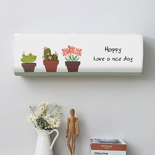 Morbuy 2 Stück Abdeckungen für Klimaanlagen, Klimaanlagen Abdeckung für den Innenbereich, Staubschutz Abdeckung für Klimaanlage, Klimaanlagen-Schutzabdeckung (80x20x27cm,L) von Morbuy