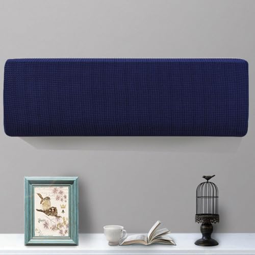 Morbuy Abdeckungen für Klimaanlagen, Klimaanlagen Abdeckung für den Innenbereich 2 Stück, Staubschutz Abdeckung für Klimaanlage, Klimaanlagen-Schutzabdeckung (88-95cm,Marineblau) von Morbuy