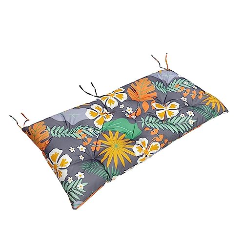 Morbuy Bankauflage Outdoor, Stuhlkissen Bankkissen Wasserfest Bankauflagen Gartenbank-Sitzkissen Weicher Sitzauflage Bank Indoor Bench Cushion Bankpolster Polsterauflage (120*50CM,Schildkrötenblatt) von Morbuy