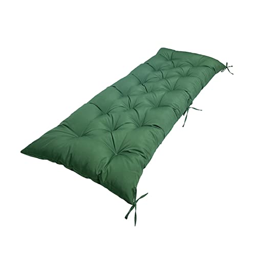 Morbuy Deckchair Auflagen für Gartenliegen, Sonnenliege Kissen Tragbare Garten Innenhof Gepolstertes Bett Relax-Liegestuhl Sitzauflage für Deckchair, Innen, Außen (150x50x8cm,Grün) von Morbuy