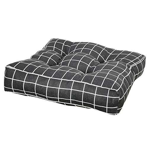Morbuy Platz Stuhlkissen, 100% Baumwolle Dicke Polsterung Sitzkissen für Gartenstuhl, Küche oder Esszimmerstuhl - Bequeme Atmungsaktiv Indoor Outdoor Stuhlauflage (40 * 40,Haig) von Morbuy