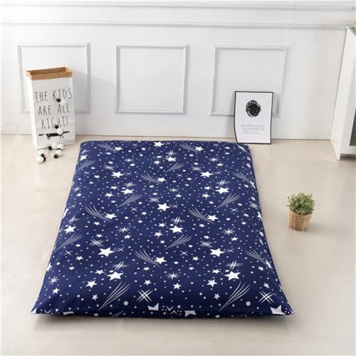 Morbuy Rundumschutz Matratzenbezug mit Reißverschluss Matratzenschoner Komfort Encasing Bettwäsche, Atmungsaktiv Umhüllung Zwischenbezug für die Matratze (150x200cm,sternenklarer Himmel) von Morbuy