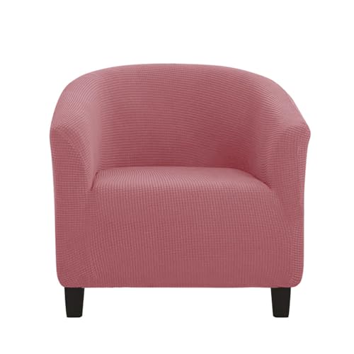 Morbuy Sesselbezug Stretch, Sessel Überzug Universal Sesselhussen Waschbar Sesselüberzug Hussen Cocktailsessel Clubsessel Überzug Weich & Elastisch (Dunkles Rosa) von Morbuy