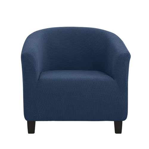 Morbuy Sesselbezug Stretch, Sessel Überzug Universal Sesselhussen Waschbar Sesselüberzug Hussen Cocktailsessel Clubsessel Überzug Weich & Elastisch (Marineblau) von Morbuy