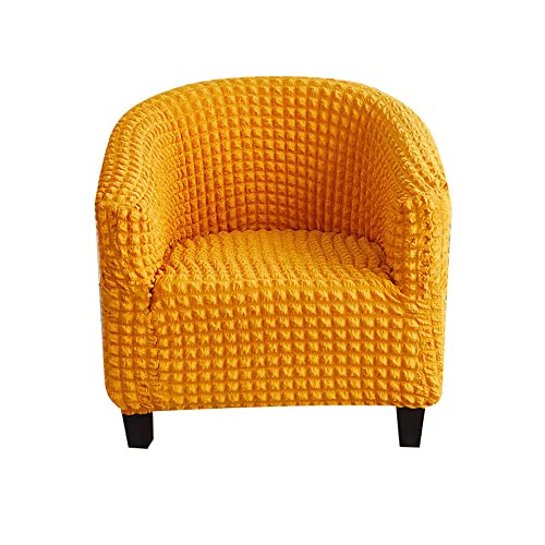 Morbuy Sesselhussen 1 Sitz, Stretch Sesselbezug Universal Sesselschoner Elastisch Sesselüberwurf Sofahusse mit Armlehnen für Loungesessel Cocktailsessel (Ingwer) von Morbuy