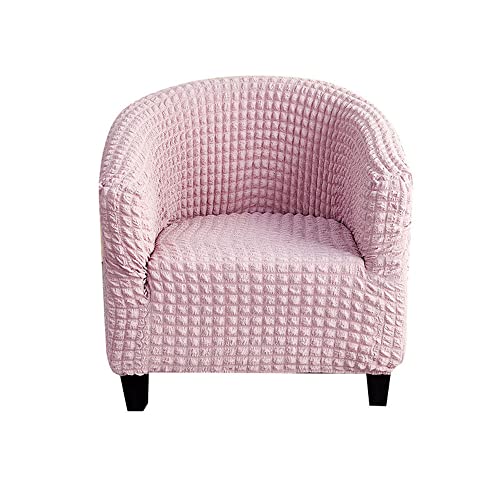 Morbuy Sesselhussen 1 Sitz, Stretch Sesselbezug Universal Sesselschoner Elastisch Sesselüberwurf Sofahusse mit Armlehnen für Loungesessel Cocktailsessel (Rosa) von Morbuy