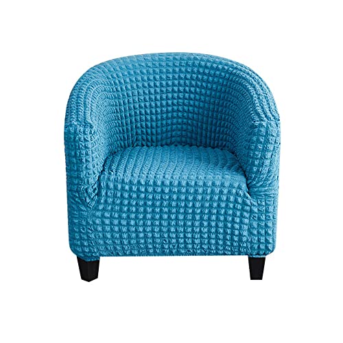 Morbuy Sesselhussen 1 Sitz, Stretch Sesselbezug Universal Sesselschoner Elastisch Sesselüberwurf Sofahusse mit Armlehnen für Loungesessel Cocktailsessel (Seeblau) von Morbuy