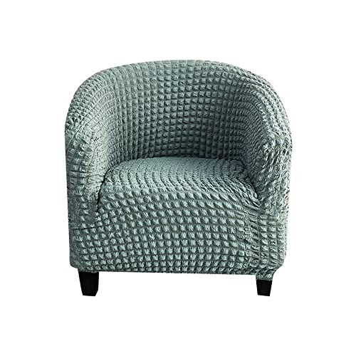 Morbuy Sesselhussen 1 Sitz, Stretch Sesselbezug Universal Sesselschoner Elastisch Sesselüberwurf Sofahusse mit Armlehnen für Loungesessel Cocktailsessel (grün) von Morbuy