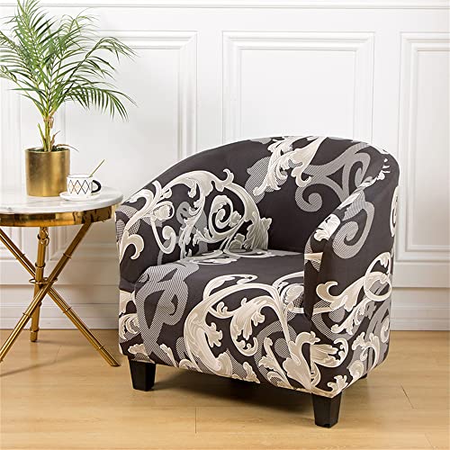 Morbuy Sesselhussen Sesselbezug Stretch Sesselschoner Sesselüberwurf Elastisch Sofahusse Husse Sofabezug für Clubsessel Loungesessel Cocktailsessel (Retro) von Morbuy