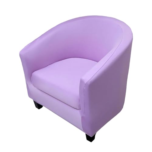 Morbuy Sesselschoner Elastisch, Pure Farbe 2er Set Sessel Sesselbezug Universal Sesselhussen Weich Waschbar Sesselüberzug Hussen Cocktailsessel Clubsessel Überzug Cafe Stuhl (Lavendel) von Morbuy