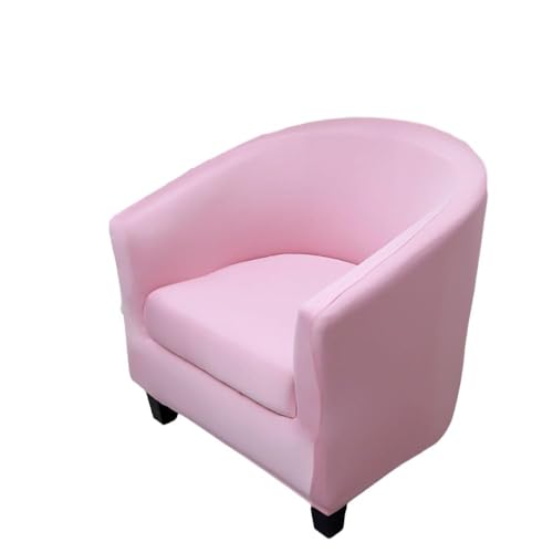 Morbuy Sesselschoner Elastisch, Pure Farbe 2er Set Sessel Sesselbezug Universal Sesselhussen Weich Waschbar Sesselüberzug Hussen Cocktailsessel Clubsessel Überzug Cafe Stuhl (Sakura Rosa) von Morbuy