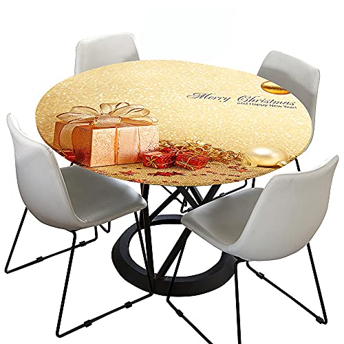 Morbuy Weihnachten Rund Tischdecke Elastisch, Rund Tischdecken Wasserdicht Lotuseffekt Abwaschbar Abwischbar Tischtuch für Dekoration Küchentisch Garten Outdoor (Durchmesser 170cm,Beige Weihnachten) Morbuy Weihnachten Rund Tischdecke Elastisch, Rund Tischdecken Wasserdicht Lotuseffekt Abwaschbar Abwischbar Tischtuch für Dekoration Küchentisch Garten Outdoor (Durchmesser 170cm,Beige Weihnachten) von Morbuy
