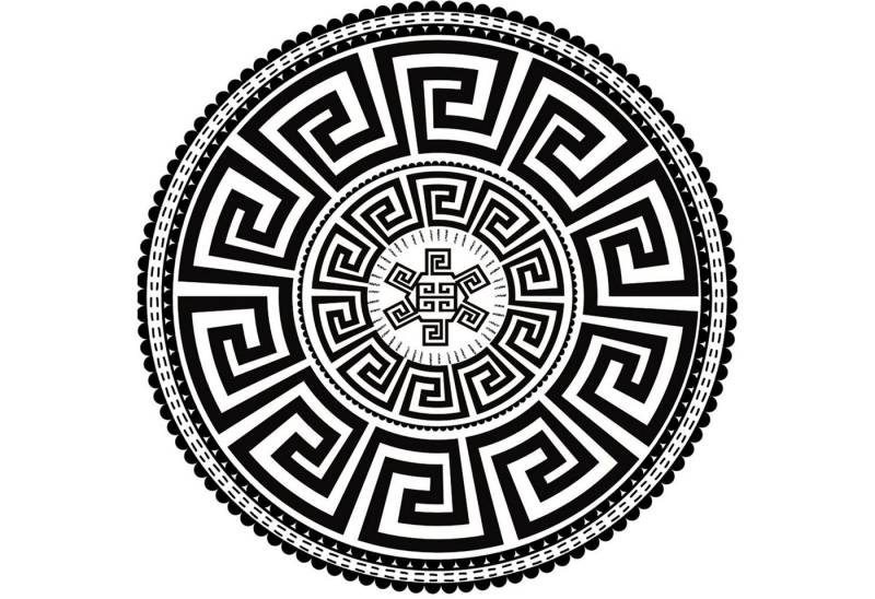 More2Home Designteppich MondiArt, ART DECORALE, Ornament schwarz-weiß, rund Ø: ca. 150 cm More2Home Designteppich MondiArt, ART DECORALE, Ornament schwarz-weiß, rund Ø: ca. 150 cm von More2Home