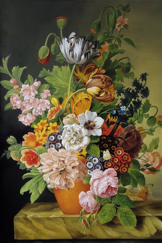 Designteppich MondiArt, CROWDED, Stillleben Blumen, B/L: ca. 200 x 300 cm, More2Home von More2Home