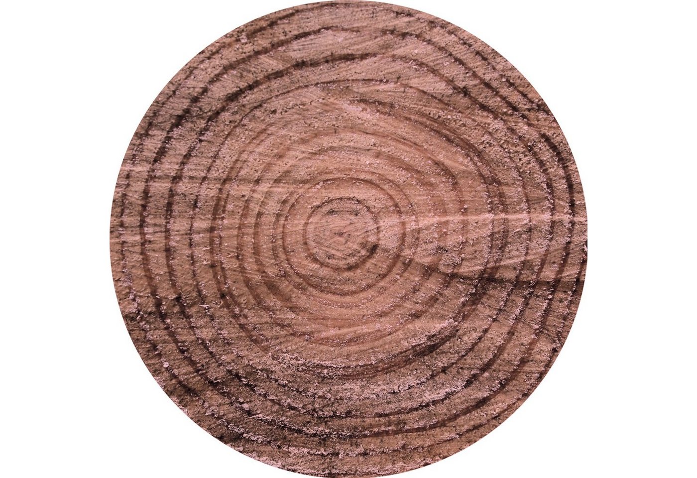 Designteppich MondiArt, TREE TRUNK, Baumstamm, rund Ø: ca. 120 cm, More2Home von More2Home