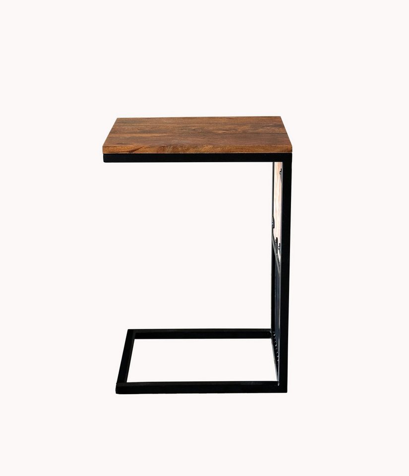 More2Home Beistelltisch LAPTOP, Mangoholz, Metall schwarz More2Home Beistelltisch LAPTOP, Mangoholz, Metall schwarz von More2Home