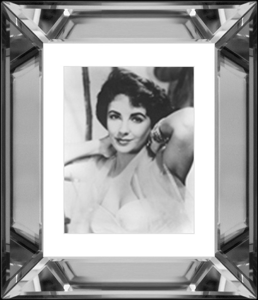 More2Home Wandbild MondiArt, ELISABETH TAYLOR, Spiegelrahmen, S : 24 x 30 cm von More2Home