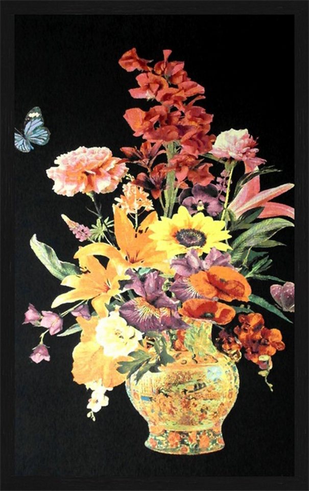 More2Home Wandbild MondiArt, FLOWER VASE, Gobelin gewebt, L: 83 x 128 cm von More2Home