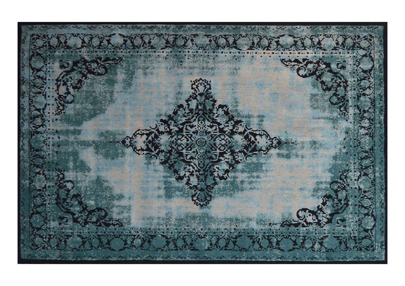 Teppich Vintage-Orient-Teppich ANTIQUITY, 170 x 240 cm, türkis, More2Home von More2Home