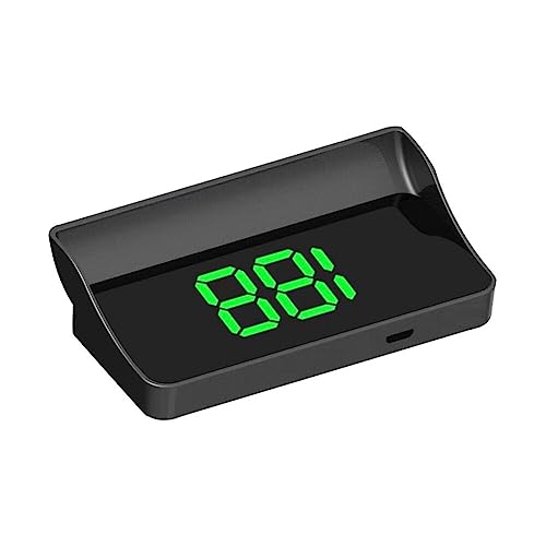 Head Up Display Auto HUD, MoreChioce GPS-Tachometer Auto-Drehzahlmesser Digital Geschwindigkeitsmesser Drehzahl Kraftstoffverbrauchsprojektor Anzeigegeschwindigkeit für Motorrad LKW Auto,Grün MPH von MoreChioce