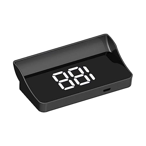 Head Up Display Auto HUD, MoreChioce GPS-Tachometer Auto-Drehzahlmesser Digital Geschwindigkeitsmesser Drehzahl Kraftstoffverbrauchsprojektor Anzeigegeschwindigkeit für Motorrad LKW Auto,Weiß KMH von MoreChioce