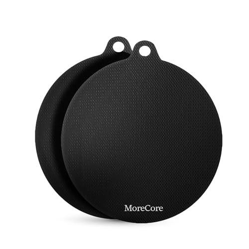 MoreCore Induktionsschutzmatte | Herdabdeckplatte | Herdabdeckung Induktionsfeld | kochfeld Abdeckung | Induktionsmatte | Abdeckung Induktionskochfeld | Silikon Matte | 2X 22 cm von MoreCore