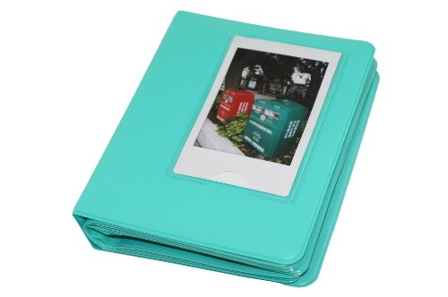 MoreGift4U Fotoalbum für Fujifilm Instax Mini 7s / 8/9 / 11/25 / 50/70 / 90 Macaron Bunter Rahmen Mini Filme Buch Mint von MoreGift4U