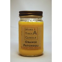 16 Oz Orange Patchouli Sojakerze von MoreThanJustACandle