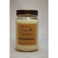 16 Unzen Pfefferminze Sojabohnenölkerze von MoreThanJustACandle