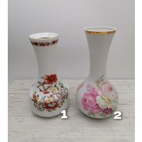 Vintage Vase 7 "Portugal, Handbemalte Vase, Runde Blumenvase, in Portugal Mit Blume, Seltene von MoreVintagePortugal