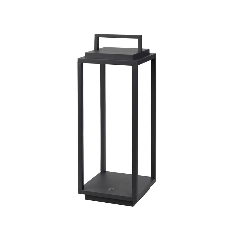 Moree Emily M anthrazit Akku LED Outdoor Laterne von Moree