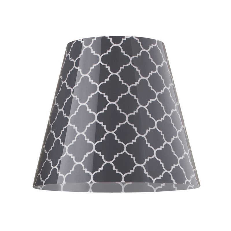 SWAP - Design-Lampenschirm für SWAP-Leuchten Grey Quatrefoil von Moree