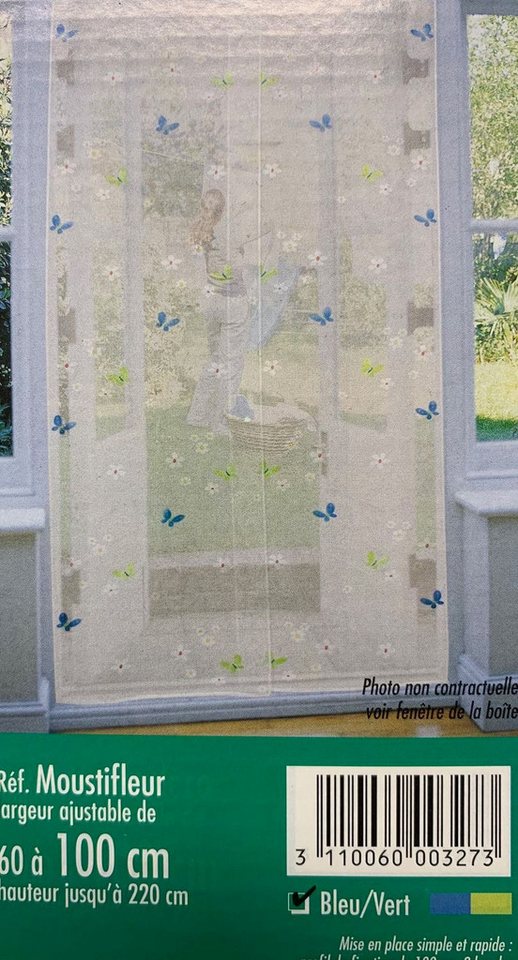 Morel SAS Türvorhang Türvorhang Kunststoff blau/grün 60-100 x 220cm von Morel SAS