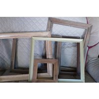 Antiker Holz Bilderrahmen, Vintage Holzrahmen, Distressed Rahmen, Massivholz Morethebuckles von Morethebuckles