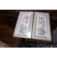 Vintage Four Seasons Von Metalcraft Wanddekor, Mid Century Floral Wandkunst Set, Gerahmte 3D-Wanddekoration Aus Metall, Morethebuckles Vintage Four Seasons Von Metalcraft Wanddekor, Mid Century Floral Wandkunst Set, Gerahmte 3D-Wanddekoration Aus Metall, Morethebuckles von Morethebuckles