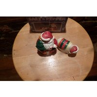 Vintage Keramik Weihnachtsmann Und Eisbär Salz Pfefferstreuer, Boxed Weihnachtssalz Pfeffer, Weihnachtsservierung, Morethebuckles von Morethebuckles