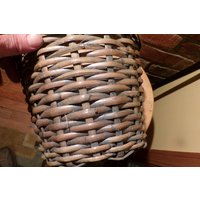 Vintage Weiden Pflanze Korb, Blau Tan Weidenkorb, Zu Ton Blauen 7, 5" Korb Morethebuckles Vintage Weiden Pflanze Korb, Blau Tan Weidenkorb, Zu Ton Blauen 7, 5" Korb Morethebuckles von Morethebuckles