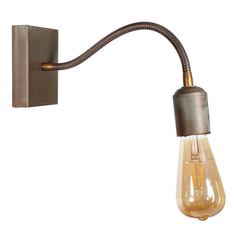 Mit Flexarm - Wandlampe Orio aus Messing Mit Flexarm - Wandlampe Orio aus Messing von Moretti Luce