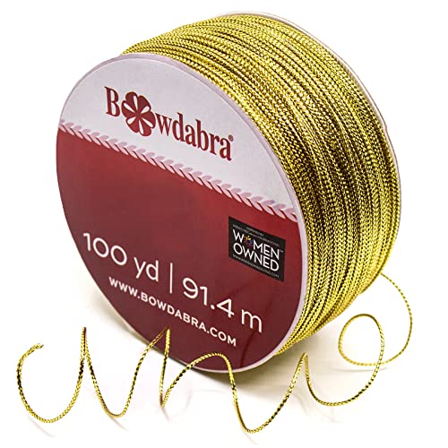 Morex x Bowdabra Schleifendraht, 91,4 m, goldfarben von Morex Ribbon