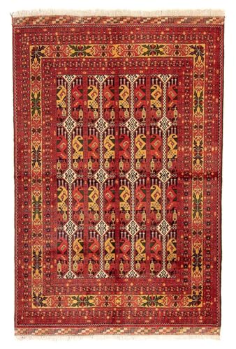 Morgenland Afghan Teppich - 198 x 146 cm - Rot von Morgenland