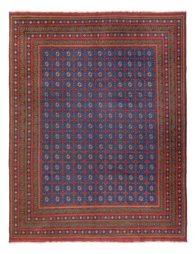 Morgenland Afghan Teppich - Filpa - 394 x 303 cm - Blau von Morgenland