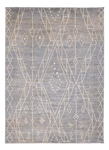 Morgenland Berber Teppich - 245 x 173 cm - Seeblau von Morgenland