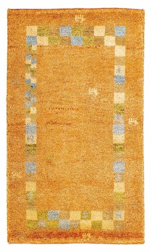 Morgenland Gabbeh Teppich - 110 x 65 cm - Gold von Morgenland