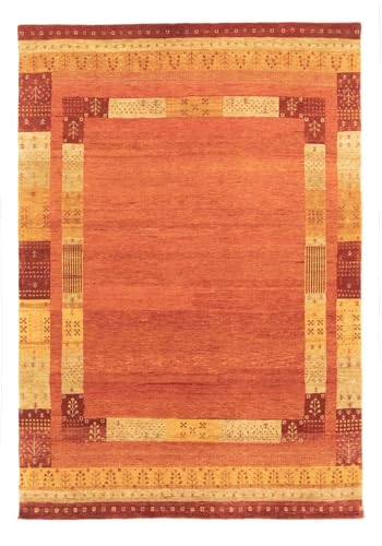 Morgenland Gabbeh Teppich - 207 x 140 cm - Orange von Morgenland